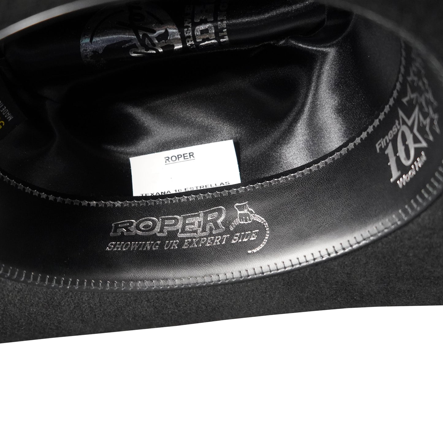 Black Wool Felt Cowboy Hat