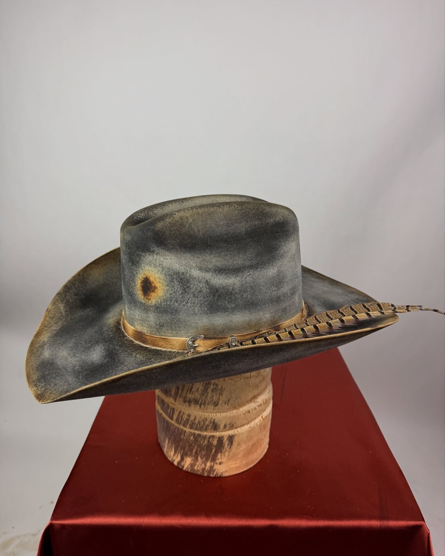 Distressed Gray Cowboy Hat