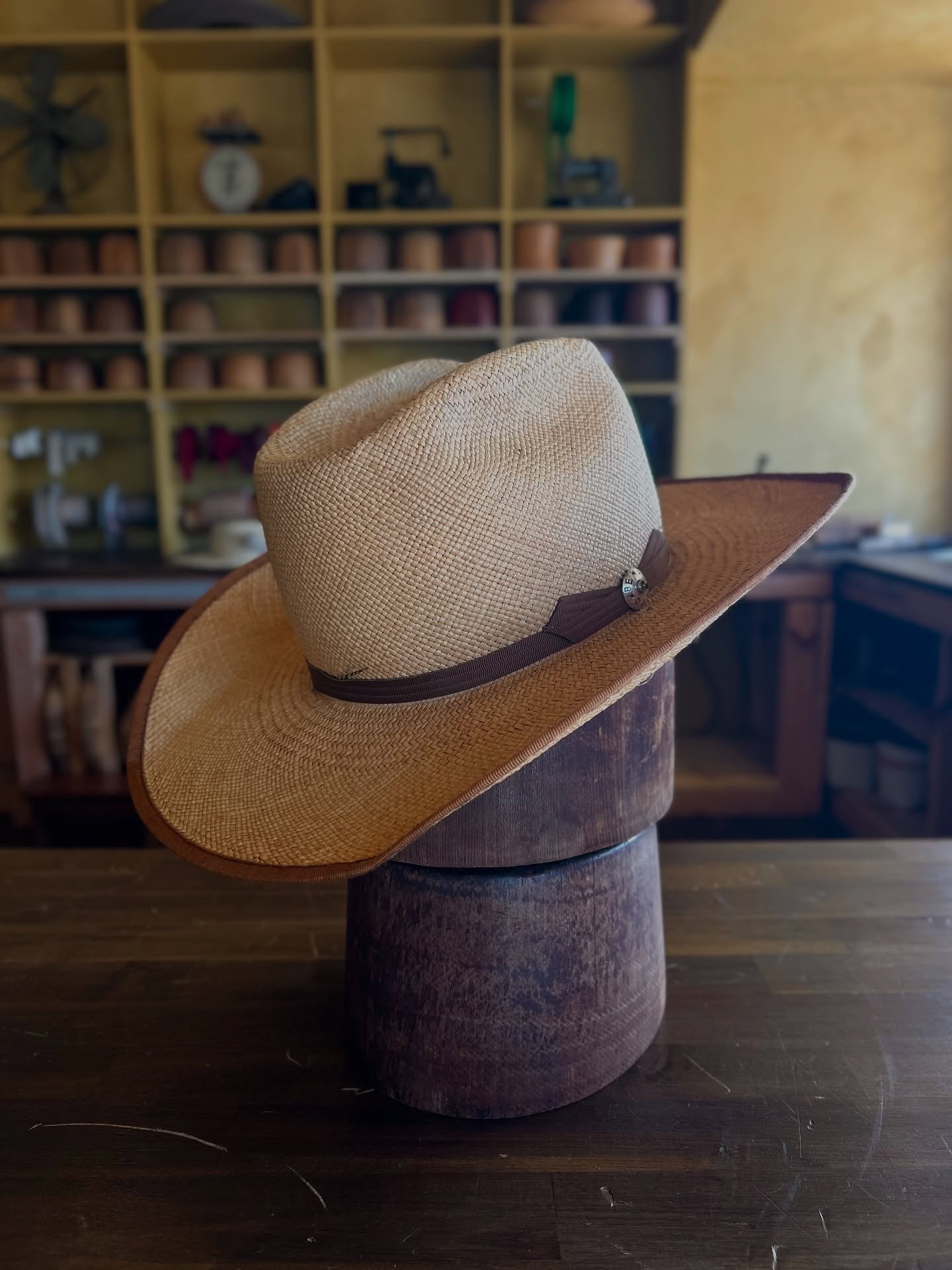 Handwoven Straw Cowboy Hat