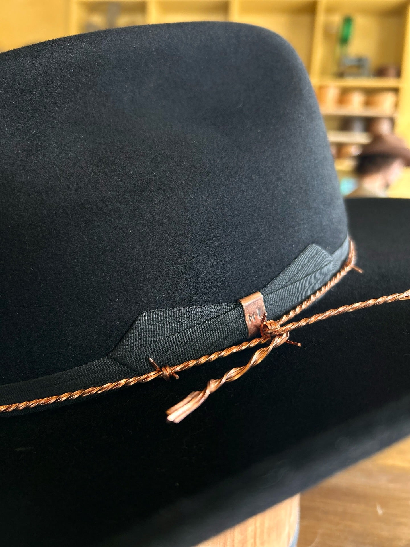Handcrafted Black Cowboy Hat