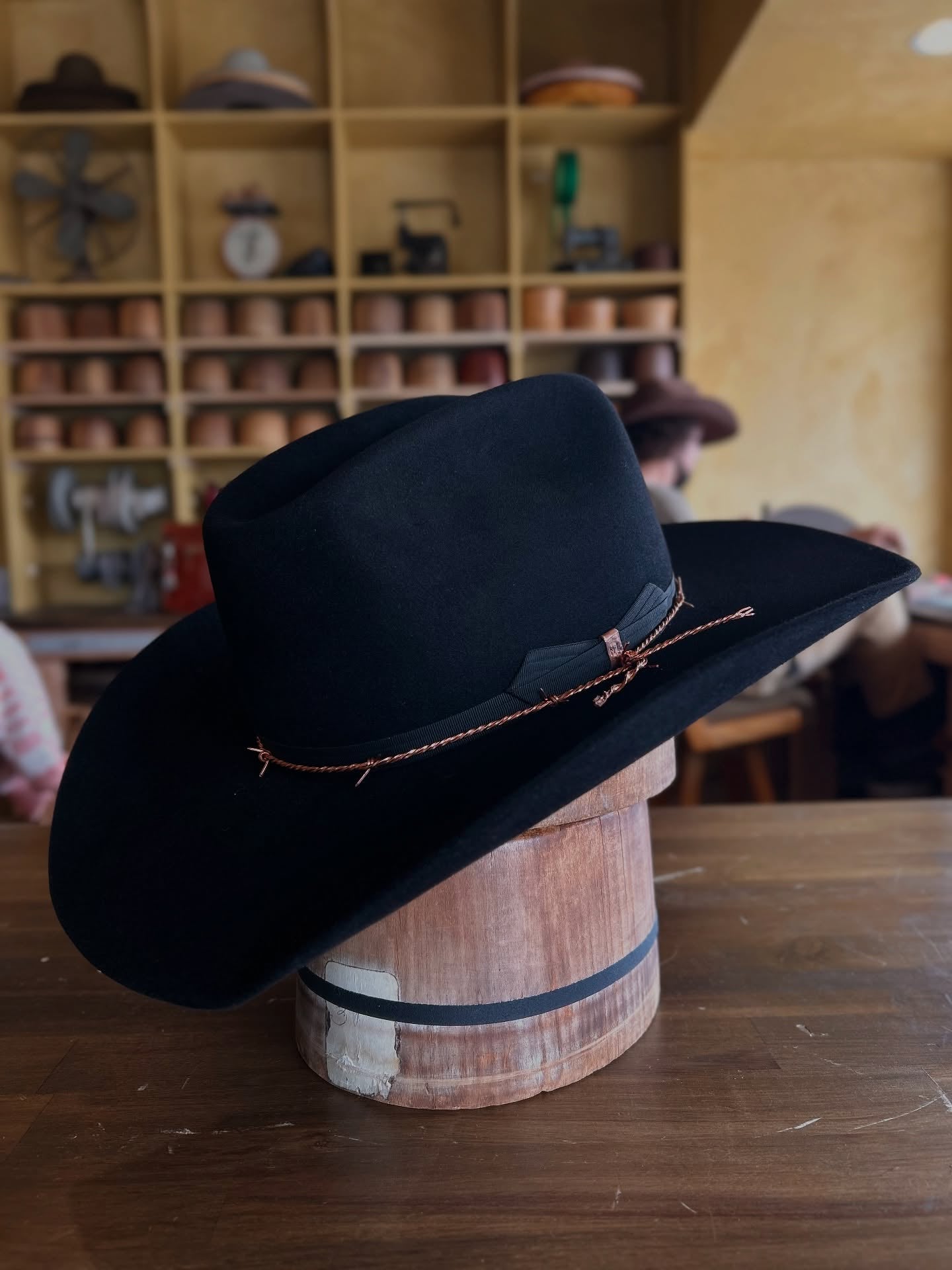 Handcrafted Black Cowboy Hat