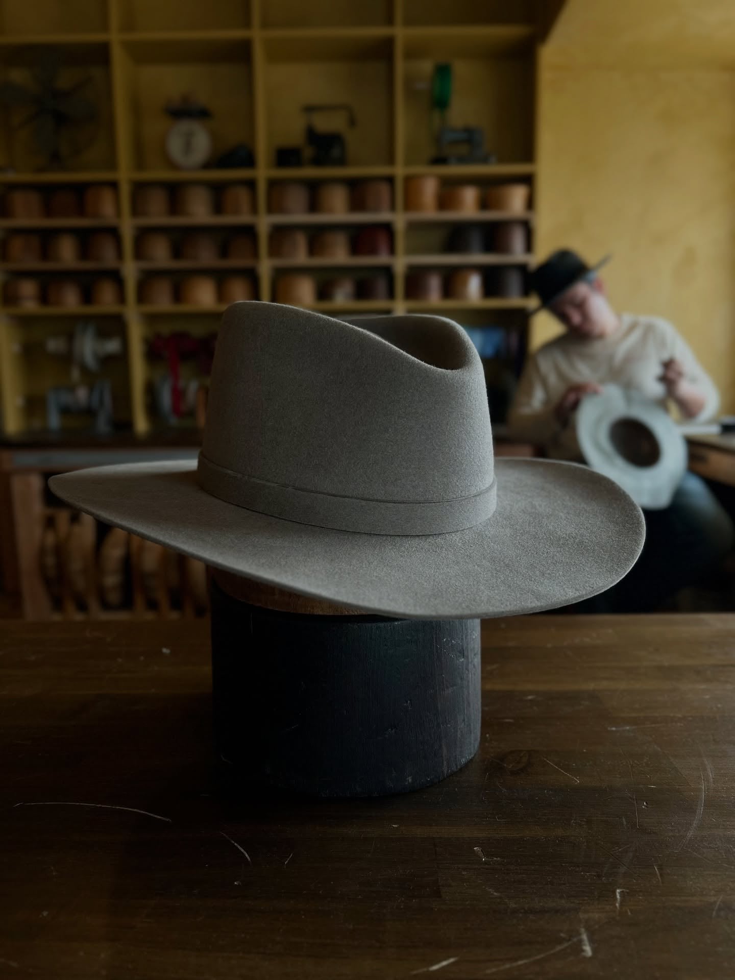 Handcrafted Wool Felt Cowboy Hat