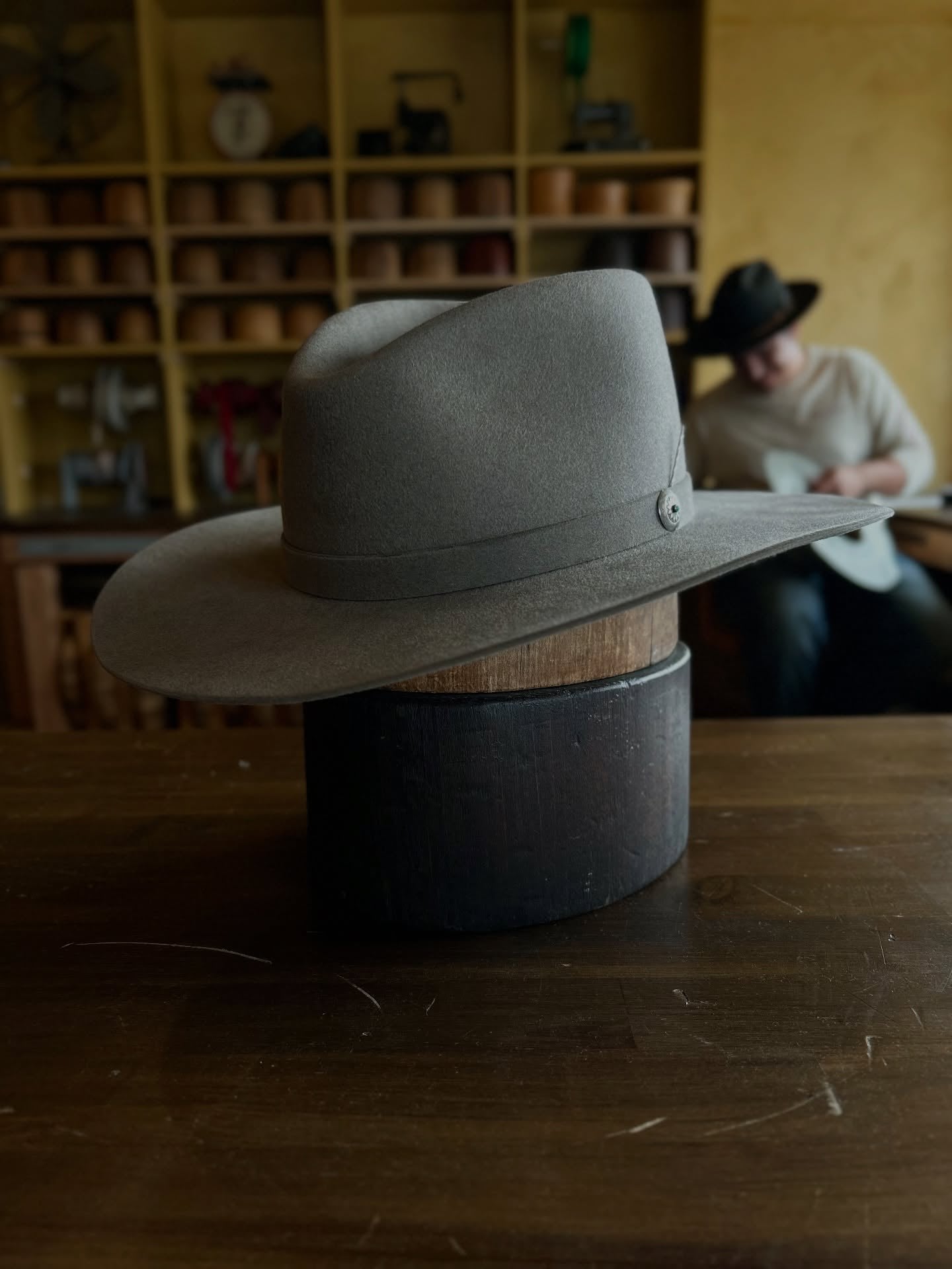 Handcrafted Wool Felt Cowboy Hat