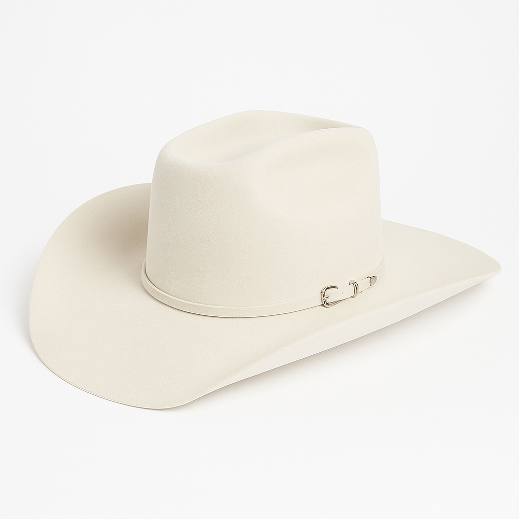 Classic Light Gray Wool Cowboy Hat