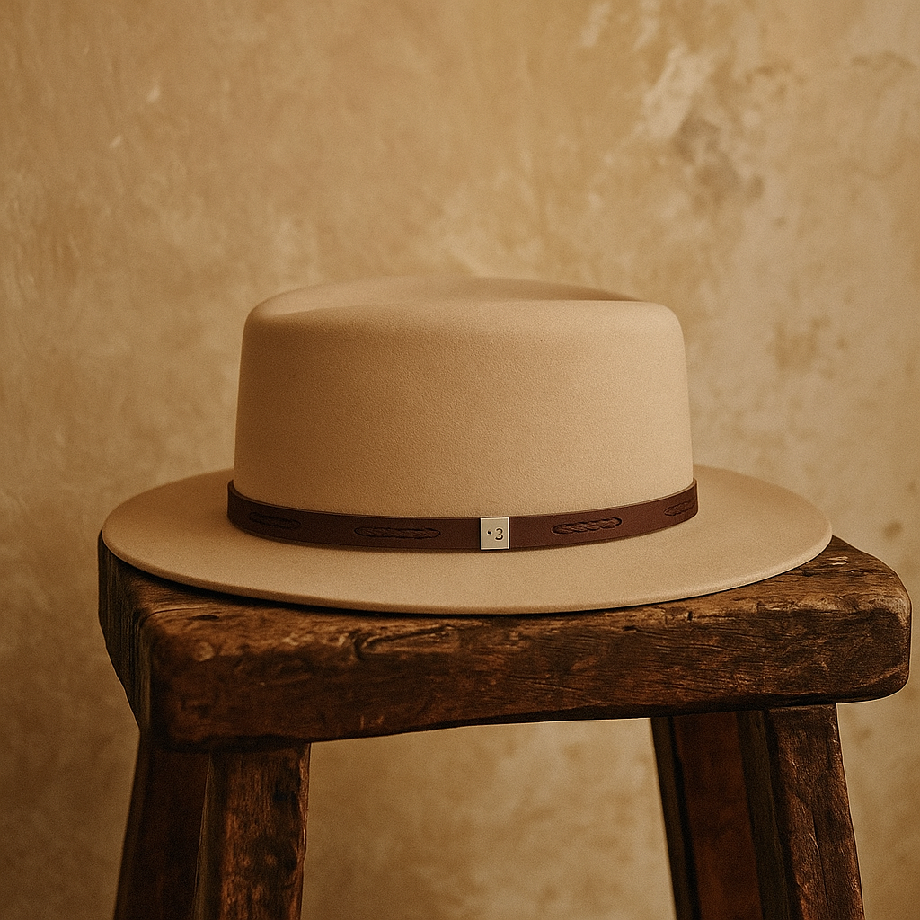 Handcrafted Tan Wool Fedora