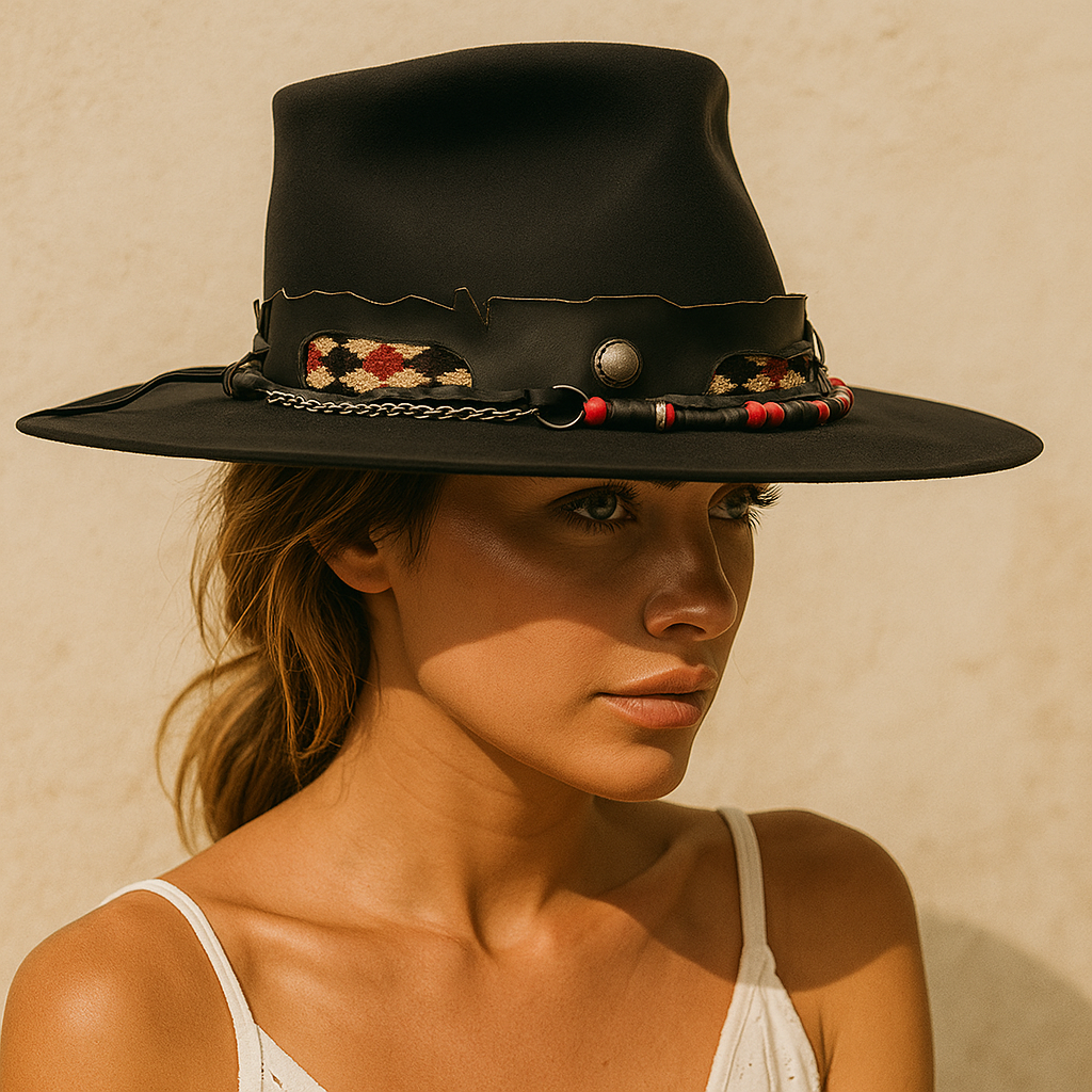 Handcrafted Black Hat