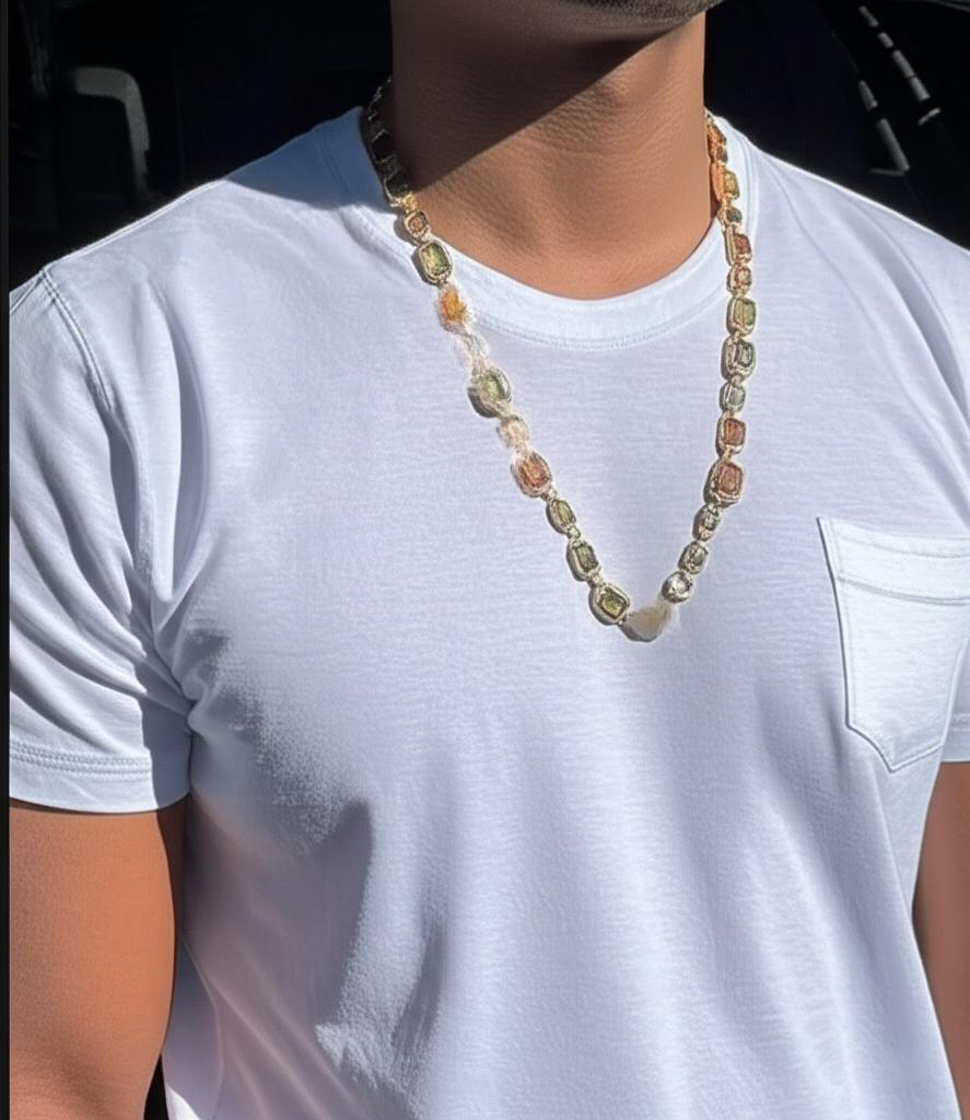 The Gemstone Chain Necklace for Bold Individuals