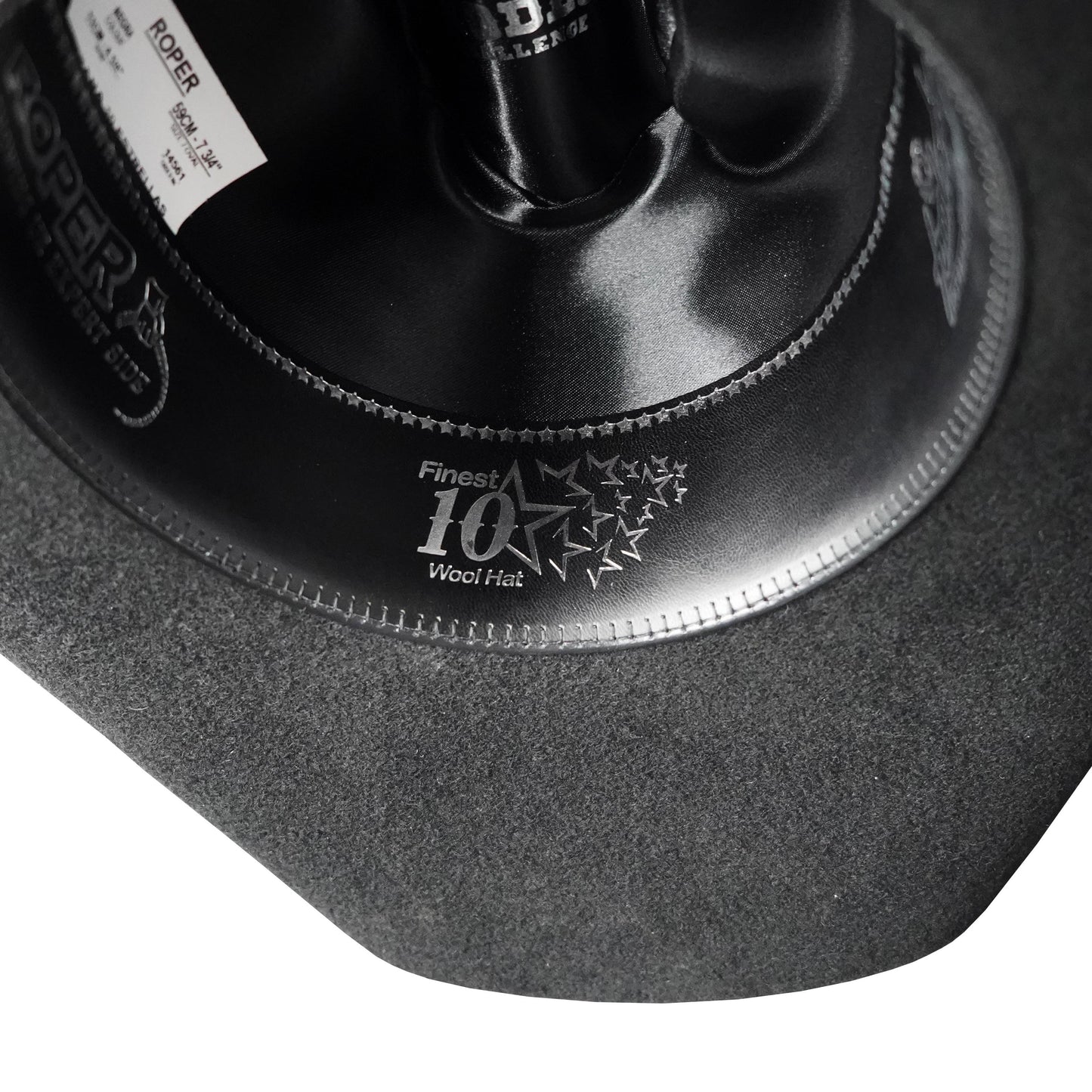 Black Wool Felt Cowboy Hat