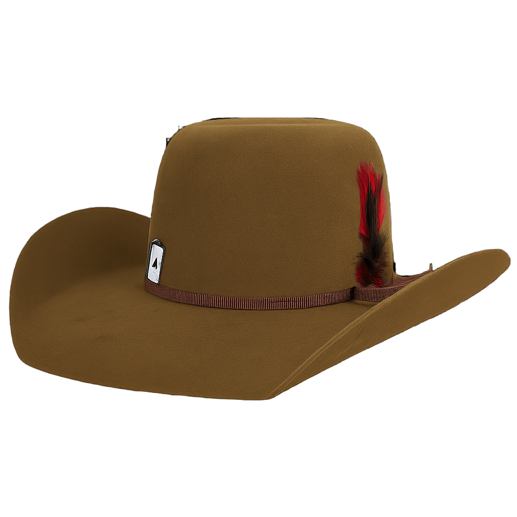 Olive Green Wool Cowboy Hat