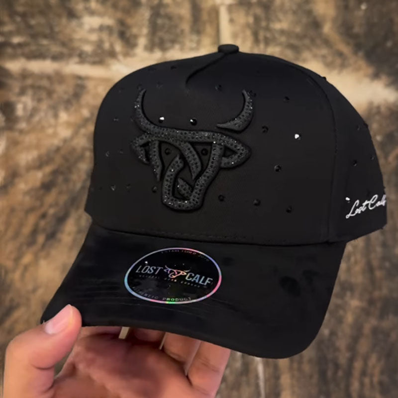 Printed Diamond Glitter Cap