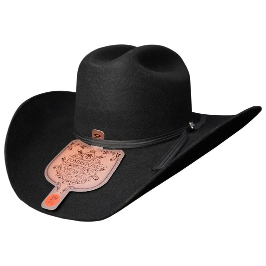 Black Wool Felt Cowboy Hat