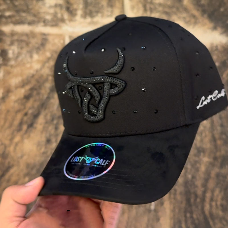 Printed Diamond Glitter Cap