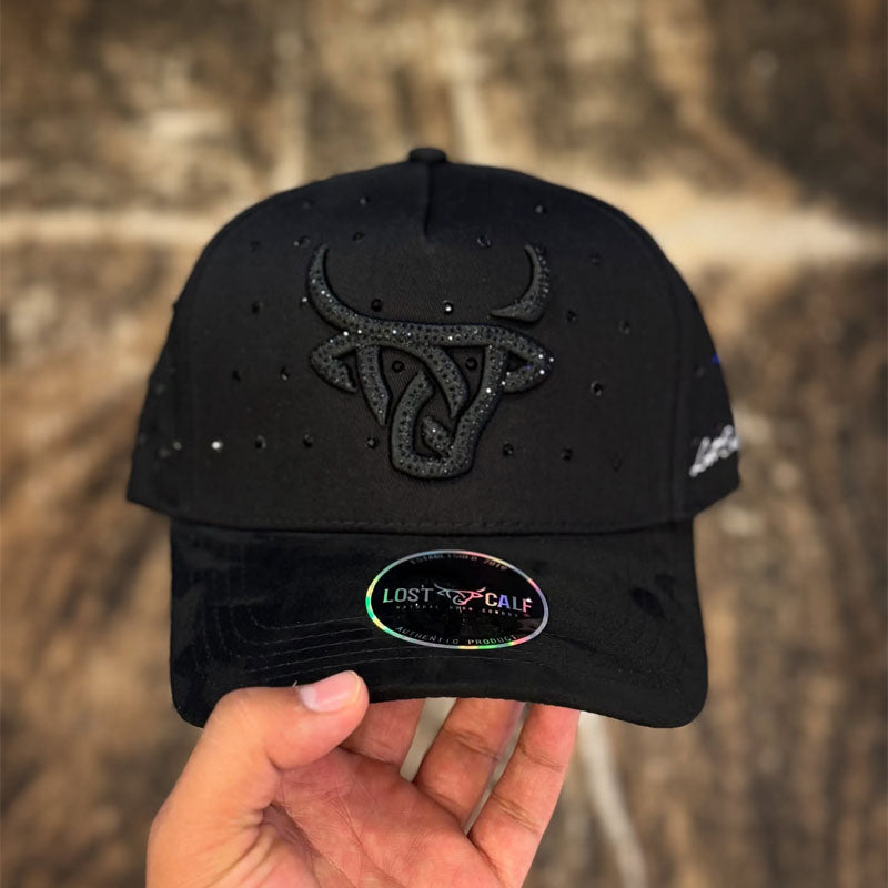 Printed Diamond Glitter Cap
