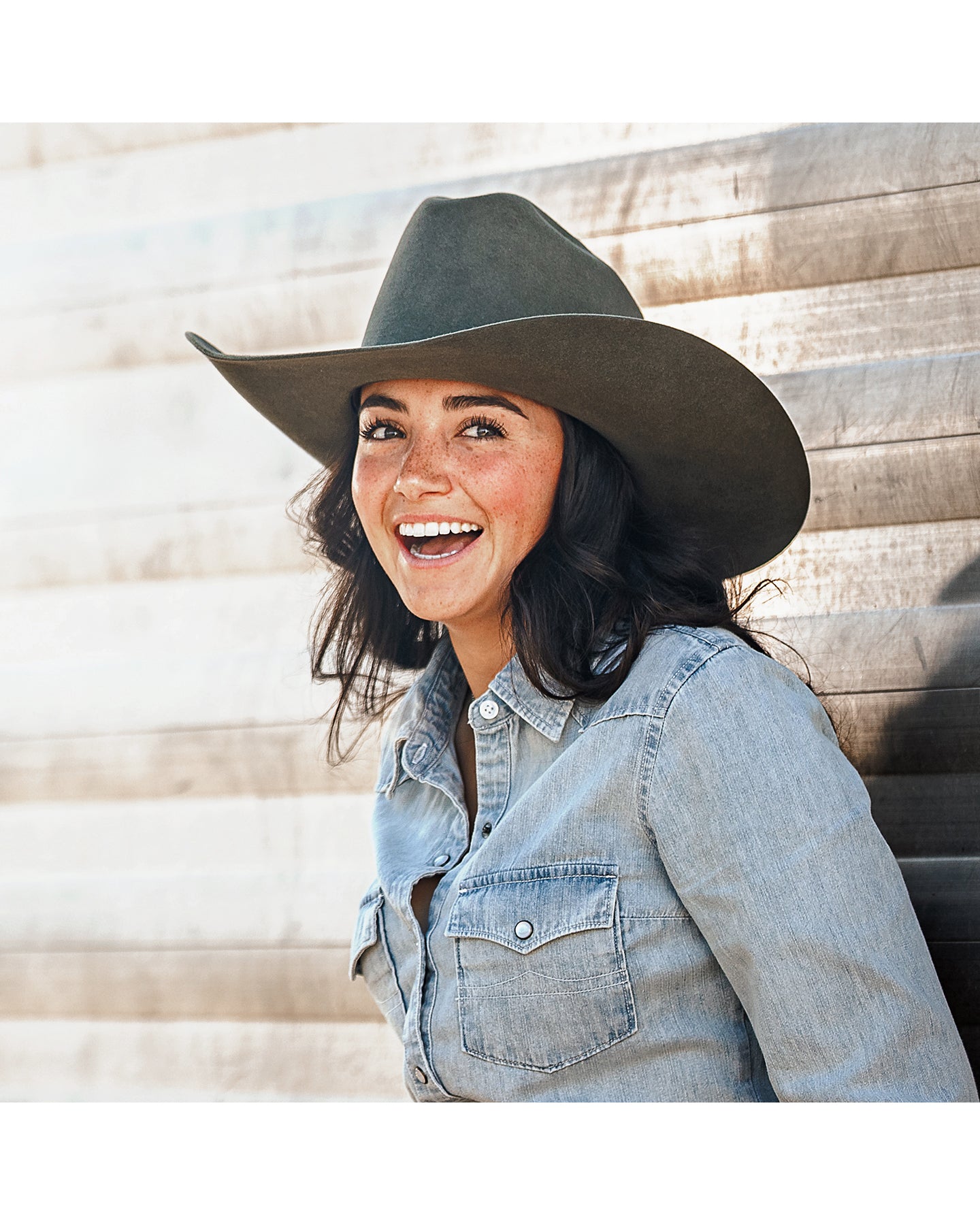 Classic Gray Wool Cowboy Hat