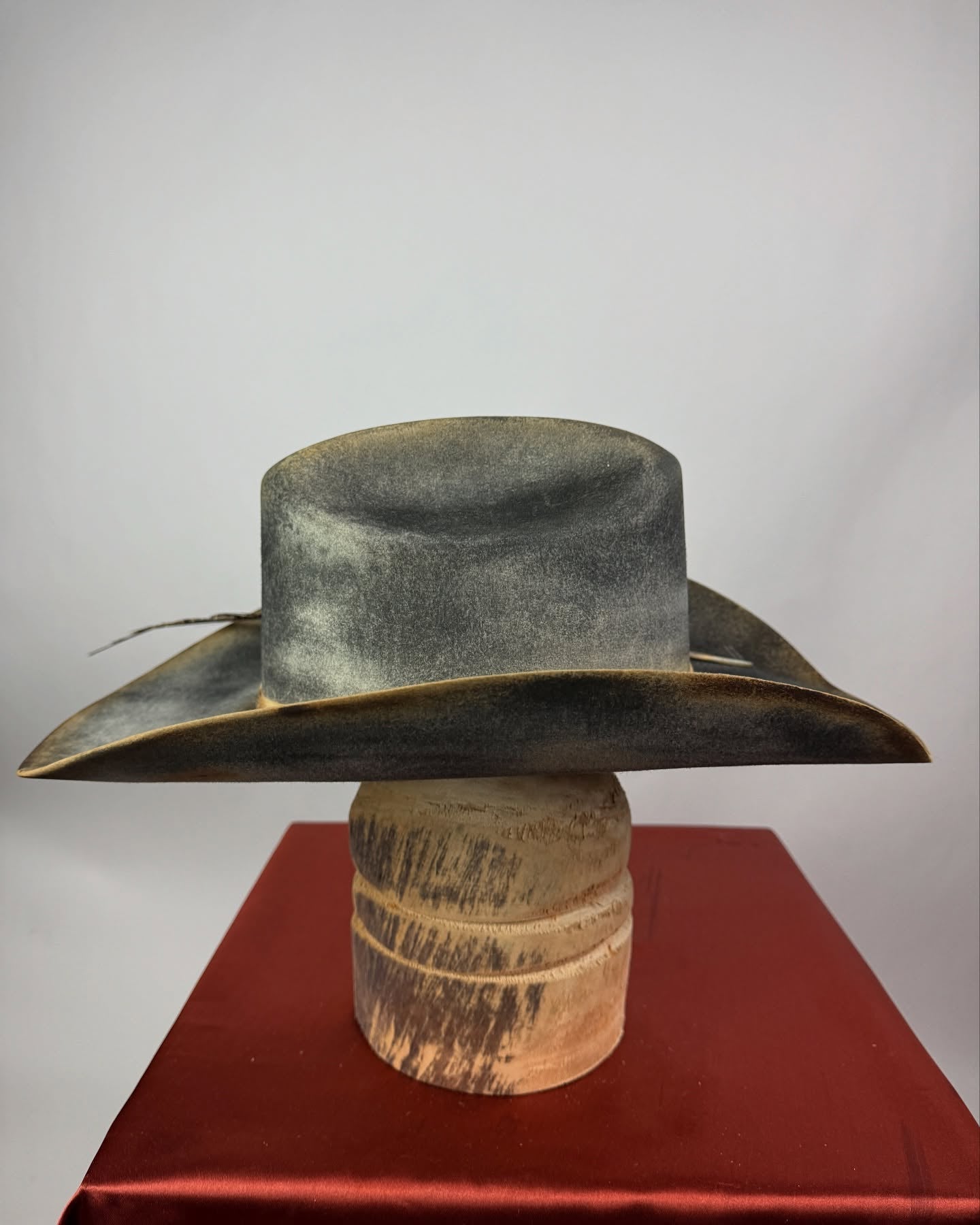 Distressed Gray Cowboy Hat