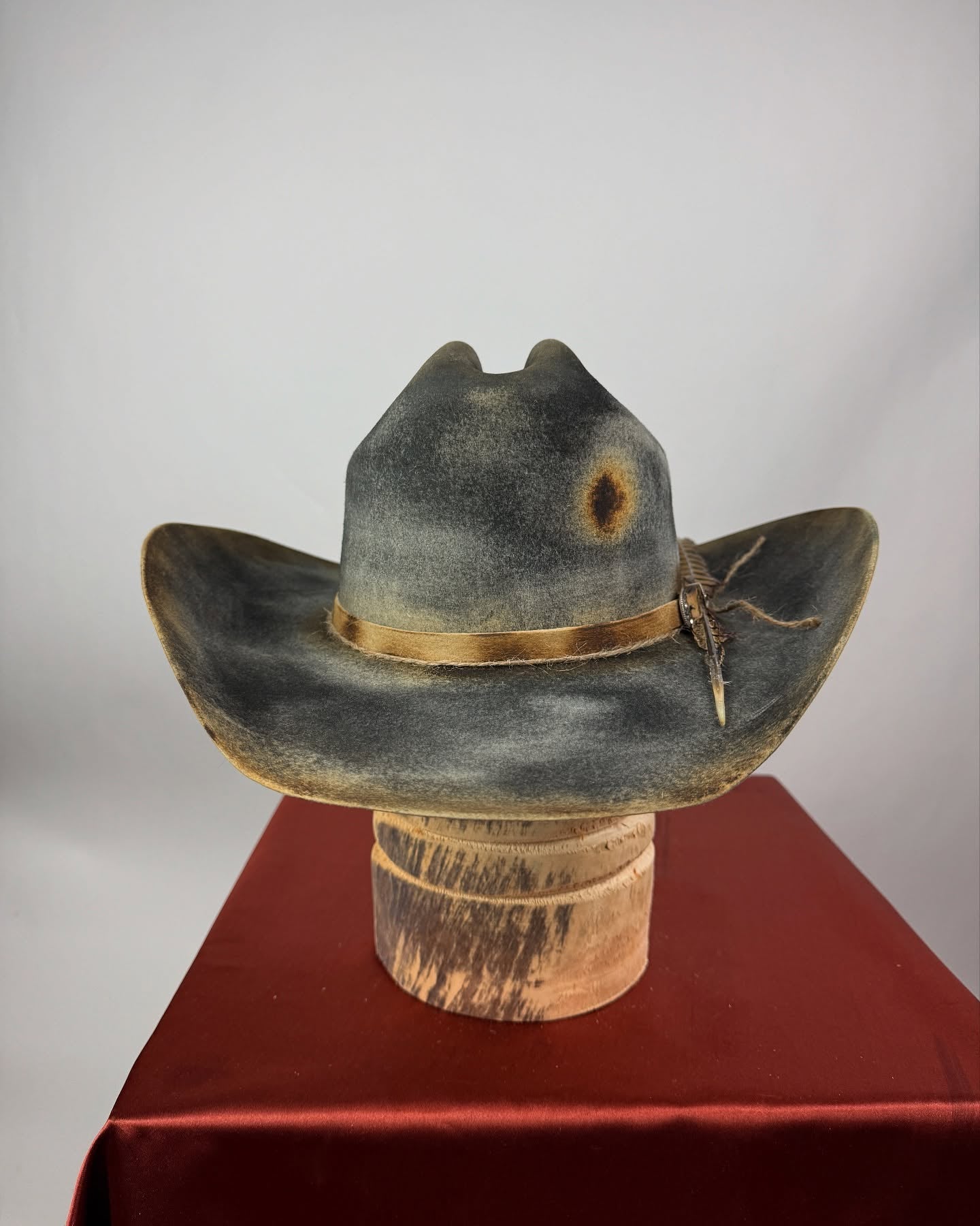 Distressed Gray Cowboy Hat