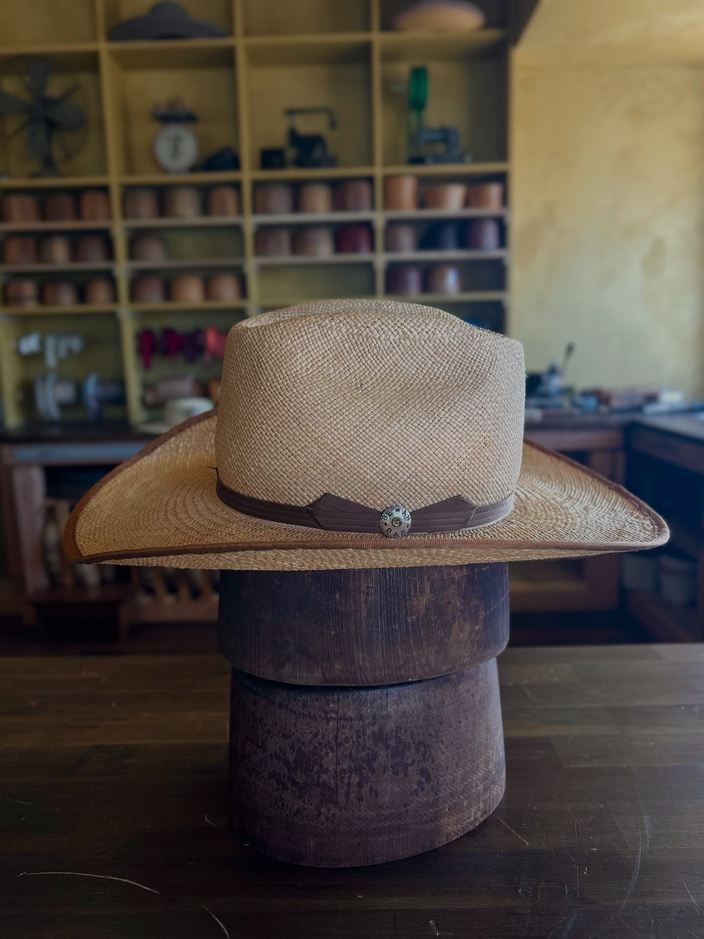 Handwoven Straw Cowboy Hat