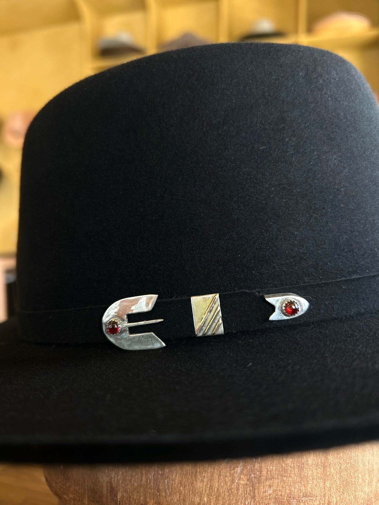 Handcrafted Black Wool Fedora