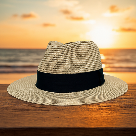 Afternoon - Womens Fedora Straw Hat