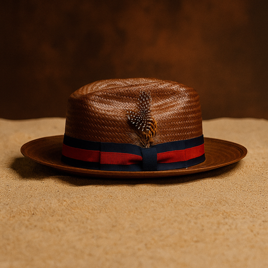 Miller Ranch Fedora Hat - Retro Straw