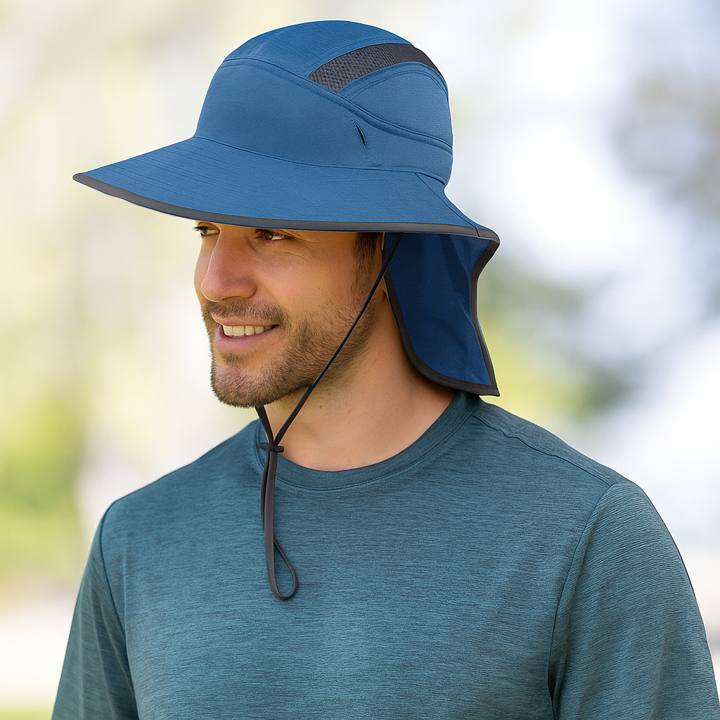 Outdoor Sun Hat with Neck Flap