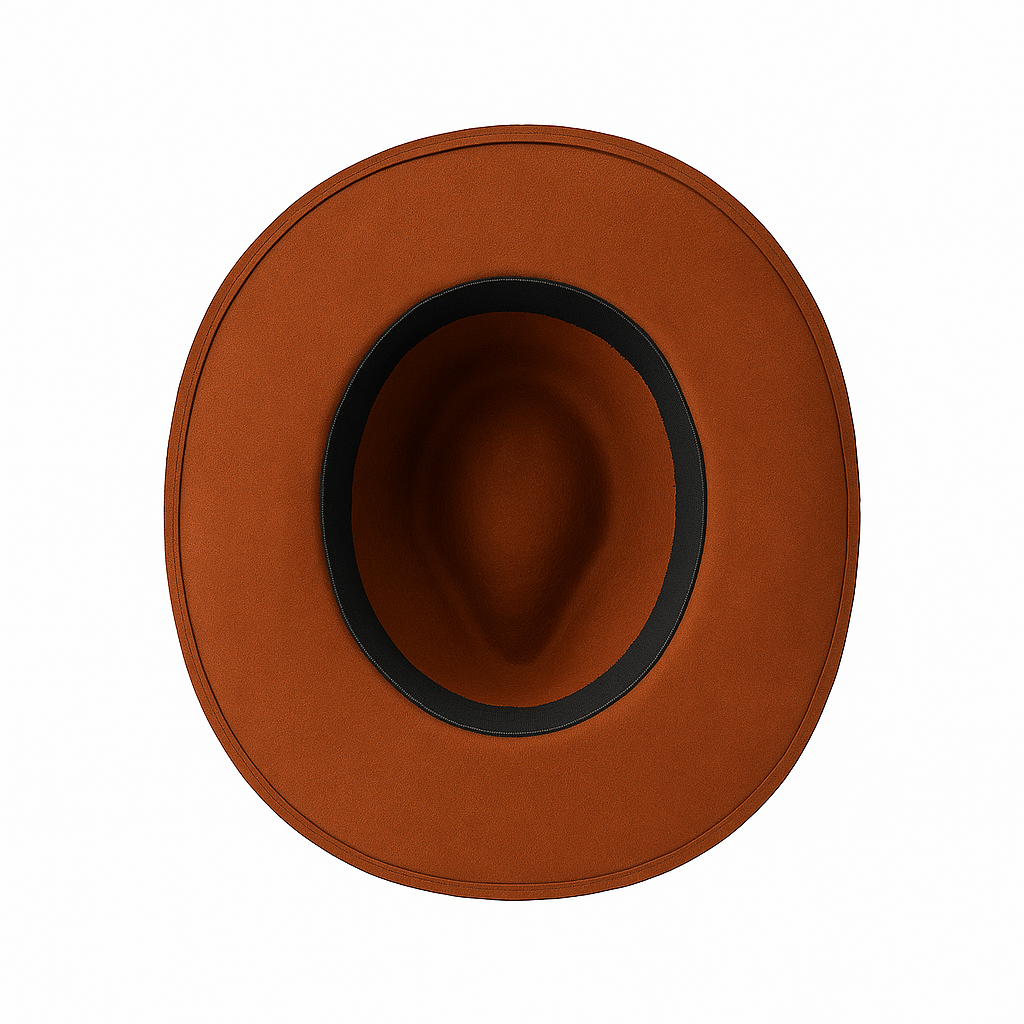 Brown Wool Felt Cowboy Hat