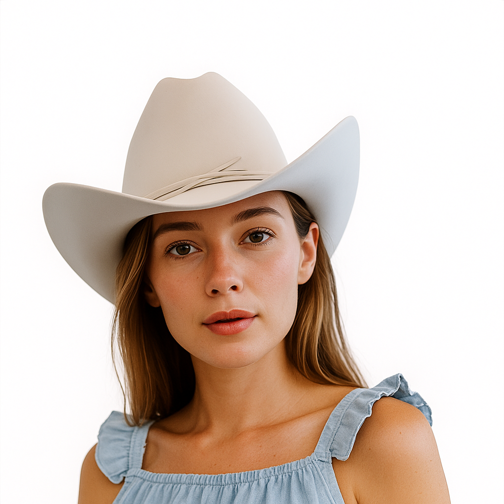 Ivory Wool Cowboy Hat