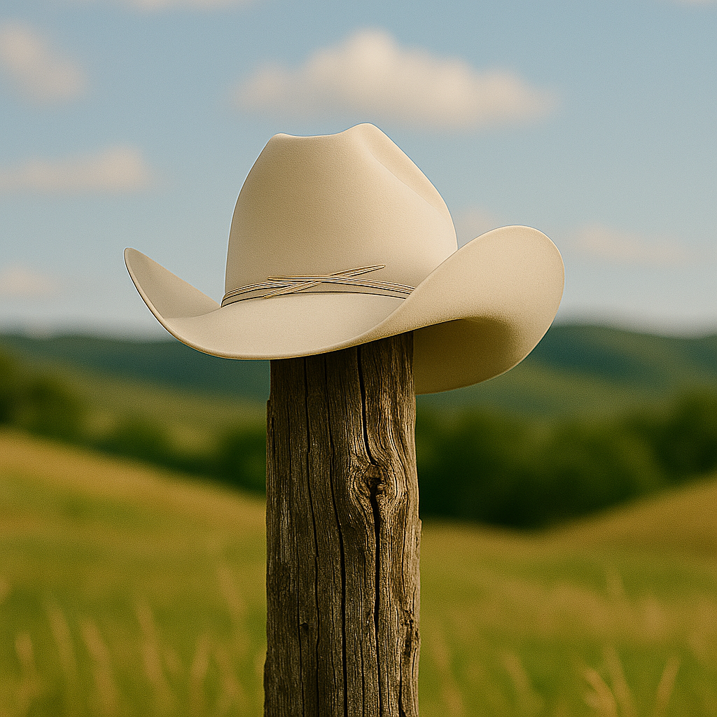 Ivory Wool Cowboy Hat