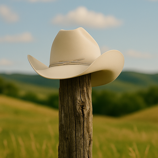 Ivory Wool Cowboy Hat