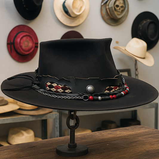 Handcrafted Black Hat