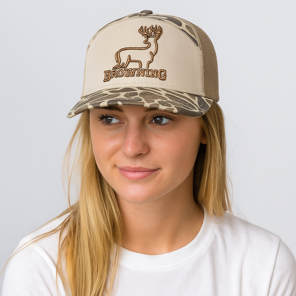 Browning Camo Trucker Hat